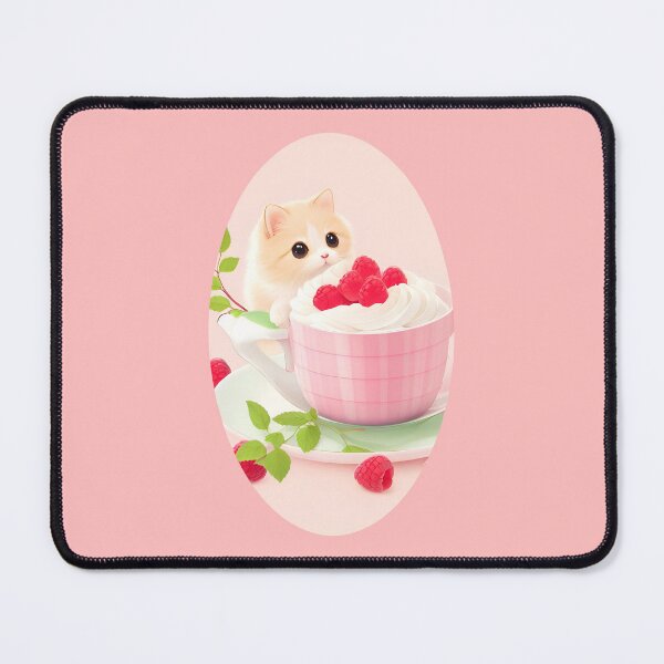 Item preview, Cute cat and raspberry designed and sold by Charmy Design.
