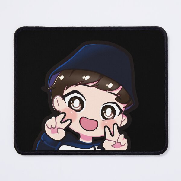 Item preview, BTS Jungkook chibi peeker designed and sold by MilkTeaMari.
