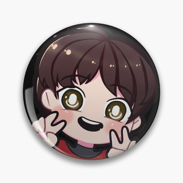 Artikelvorschau, BTS Jhope Chibi Peeker entworfen und verkauft von MilkTeaMari.