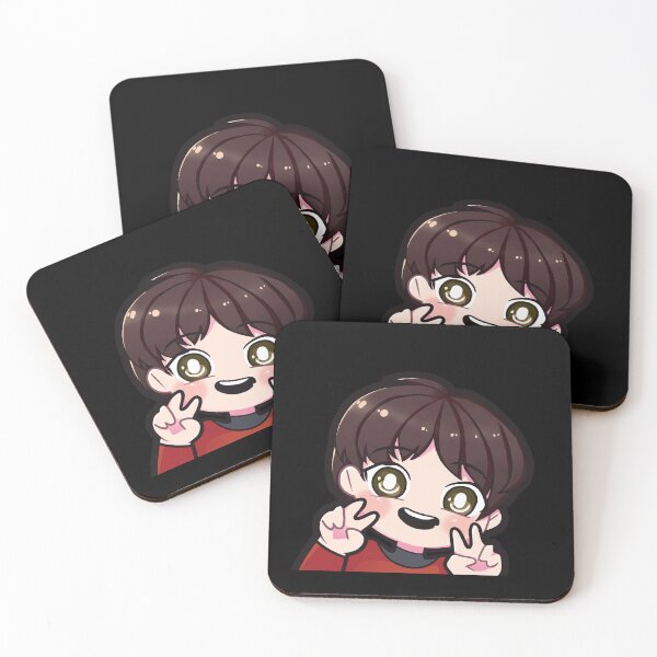 Item preview, BTS Jhope chibi peeker designed and sold by MilkTeaMari.