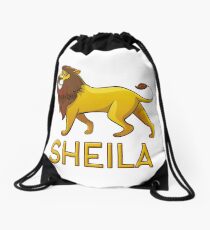 Sheila Lion Drawstring Bags Drawstring Bag