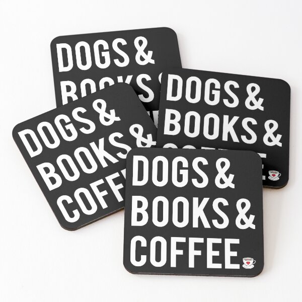 Item preview, Dogs Books And Coffee designed and sold by kamrankhan.