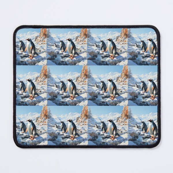 Item preview, Penguins enjoying winter activities designed and sold by KornUHD.