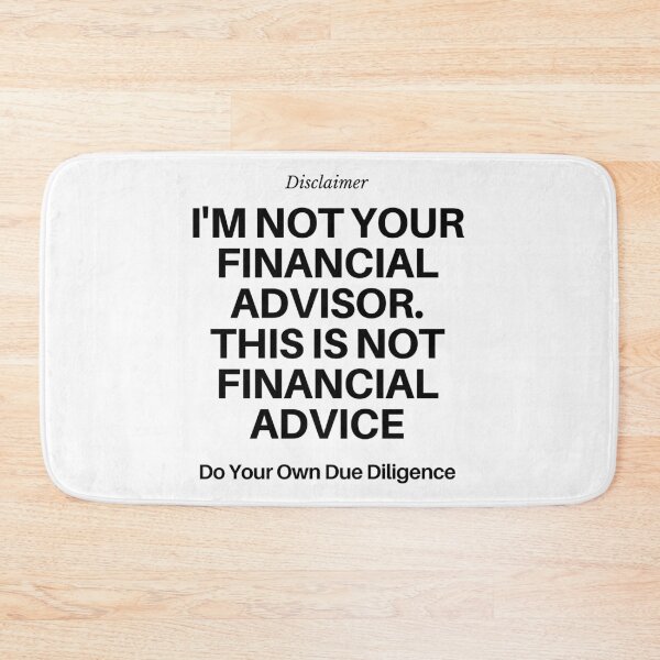 Item preview, Not Financial Advice: The Statement Tee designed and sold by Thinglish Lifestyle.