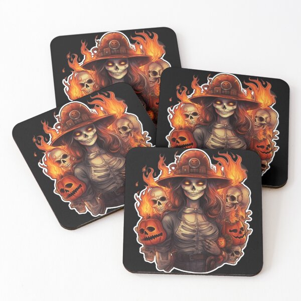Item preview, Female firefighter Halloween designed and sold by K-Projects.