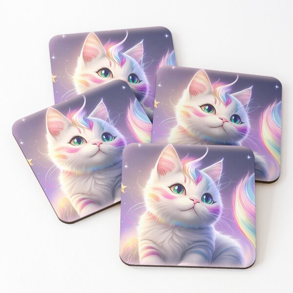Item preview, American Shorthair cat as an adorable unicorn designed and sold by purrfect pattern.