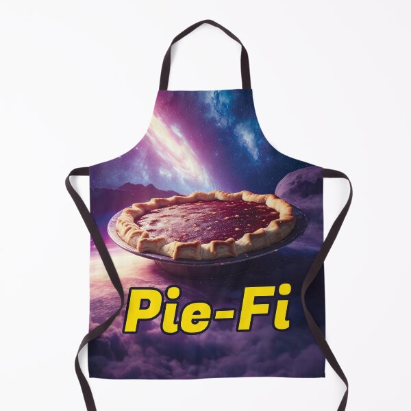 Item preview, Pie-fi. A sci-fi scene with pie floating in space designed and sold by twisted-dot.