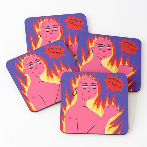 Item preview, Funny Strong Hot Women Fight  designed and sold by missroutine.