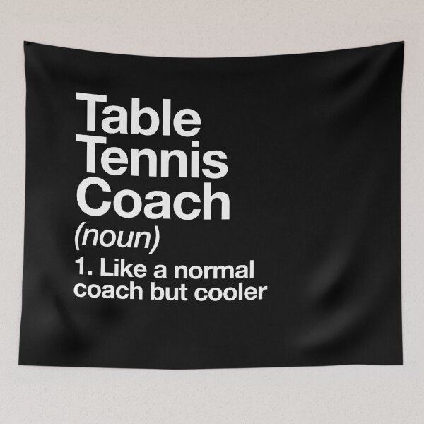 Item preview, Table Tennis Coach Funny Definition Trainer Gift Design designed and sold by yesqueen.
