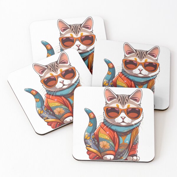 Item preview, Brown cat in Hawaii  designed and sold by KorArtStudio.