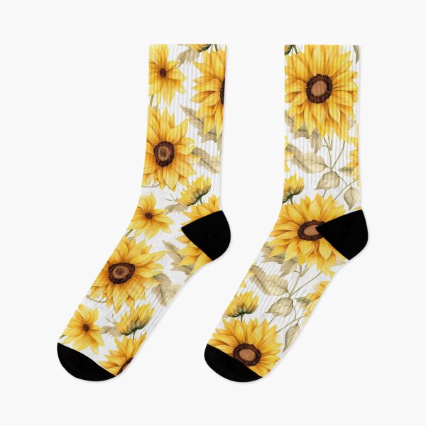 Item preview, Embroidered Sunflowers Pattern #4 designed and sold by NatureSight.