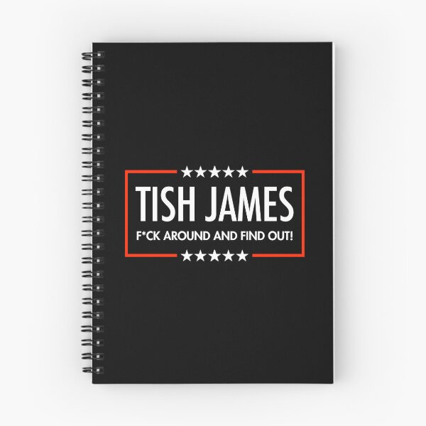 Item preview, Tish James - F AROUND AND FIND OUT - censored (on black) designed and sold by Thelittlelord.