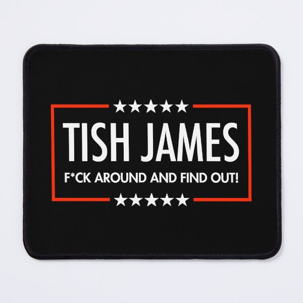 Item preview, Tish James - F AROUND AND FIND OUT - censored (on black) designed and sold by Thelittlelord.