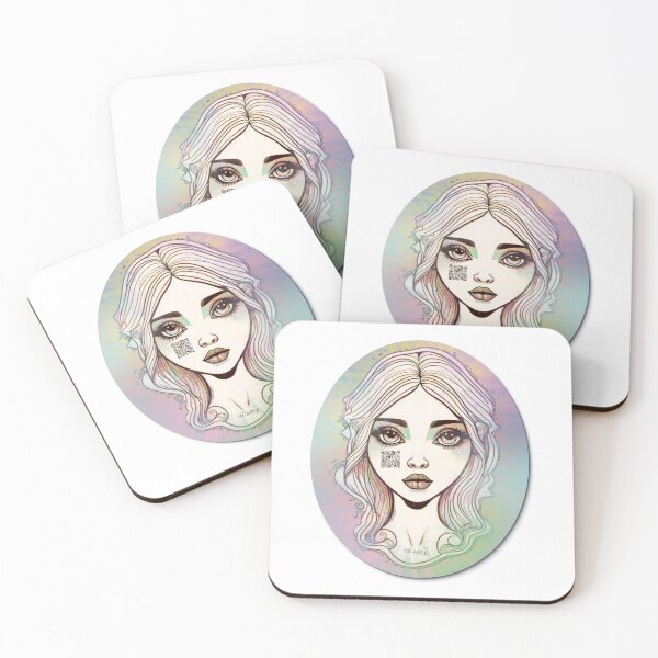Item preview, Girl QR Code designed and sold by Cartsandrab.