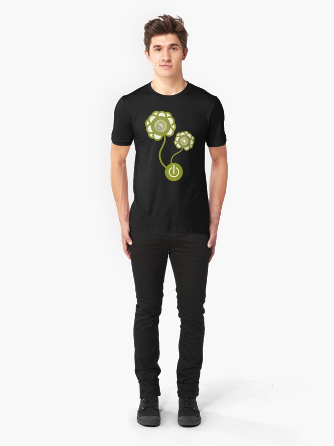 Alternate view of Flower Power Slim Fit T-Shirt
