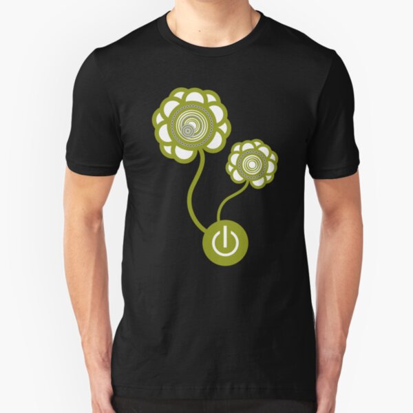 Flower Power Slim Fit T-Shirt