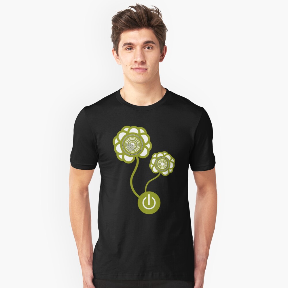 Flower Power Slim Fit T-Shirt