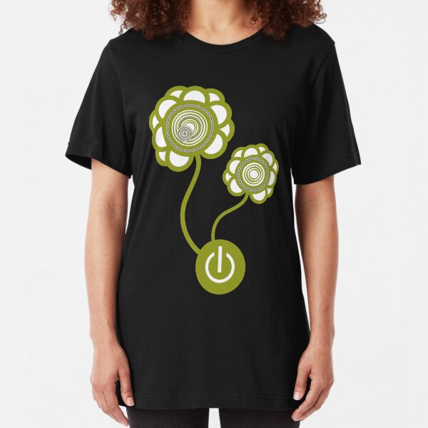 Flower Power Slim Fit T-Shirt