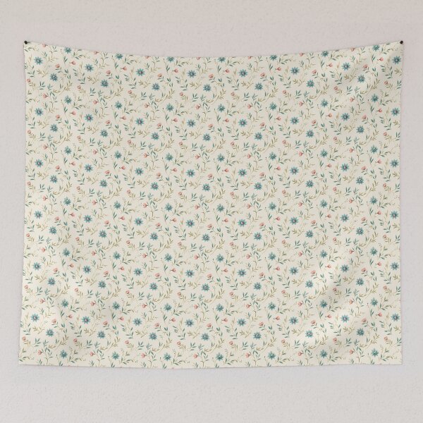 Item preview, Flowers Vintage wallpaper  designed and sold by SasiPen.