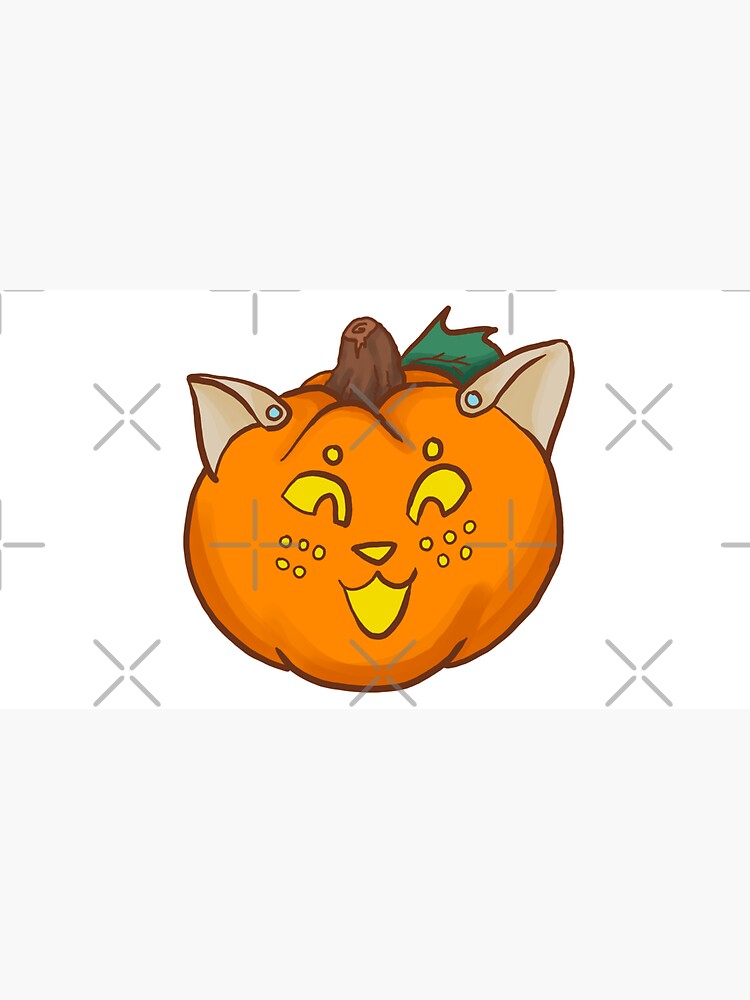 Angry Pumpkin Face Tshirt design for Halloween day' Bucket Hat