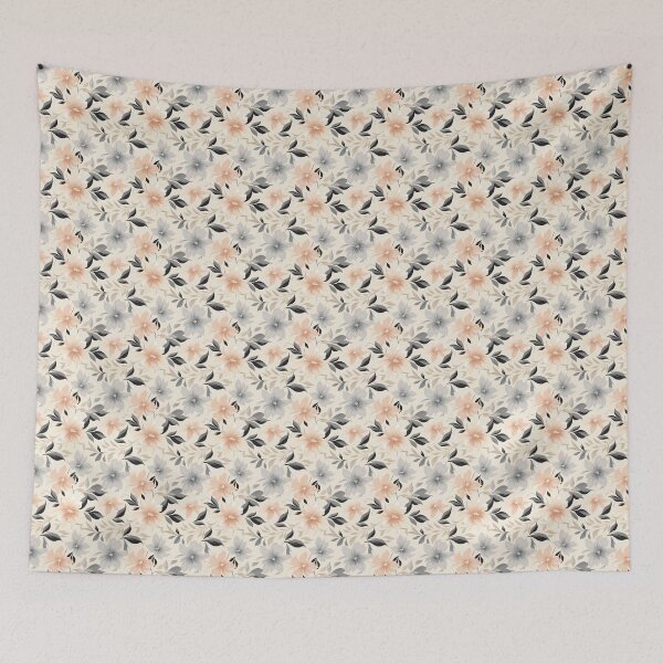 Item preview, Flowers Vintage wallpaper  designed and sold by SasiPen.