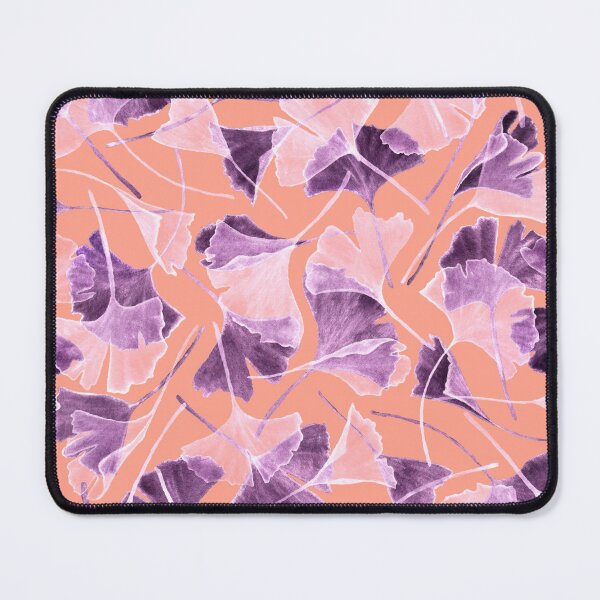 Item preview, Floral watercolor ginkgo biloba leaves pattern. Tree plant leaves known as ginko or gingko.  designed and sold by sunward.