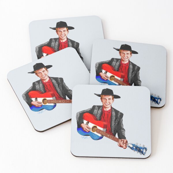 Item preview, Buck Owens - An illustration by Paul Cemmick designed and sold by TIGERDAVER.