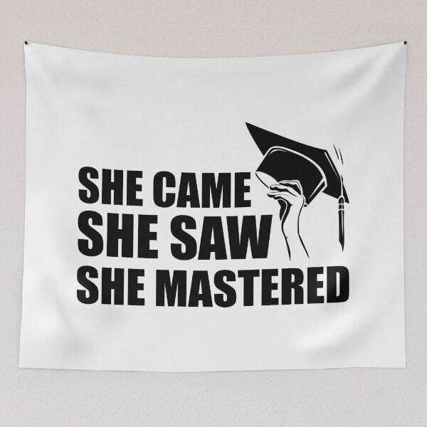 Item preview, Master Degree - She came She saw she mastered designed and sold by kchappyshop.