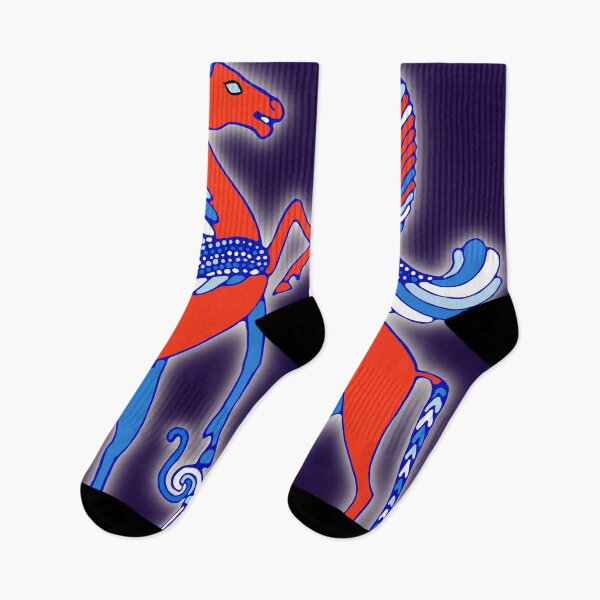 Item preview, Red and Blue winged horses designed and sold by frederic Lecut.