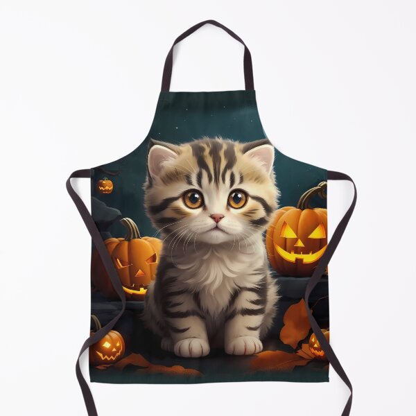 Item preview, Tiny Werewolf Scottish Fold Kitten at Halloween Festival designed and sold by purrfect pattern.