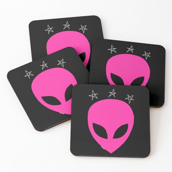 Artikelvorschau, Rosa Alien-Kopf entworfen und verkauft von SillyStarlight.