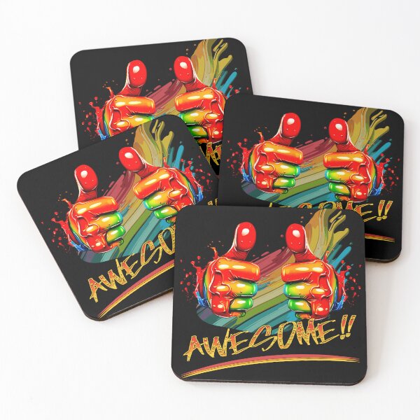 Item preview, Awesome!! Thumbs up! colorful inspiring designed and sold by Vindbult.