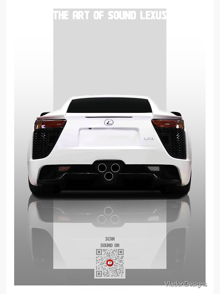 Lexus LFA Awesome Poster with Sound