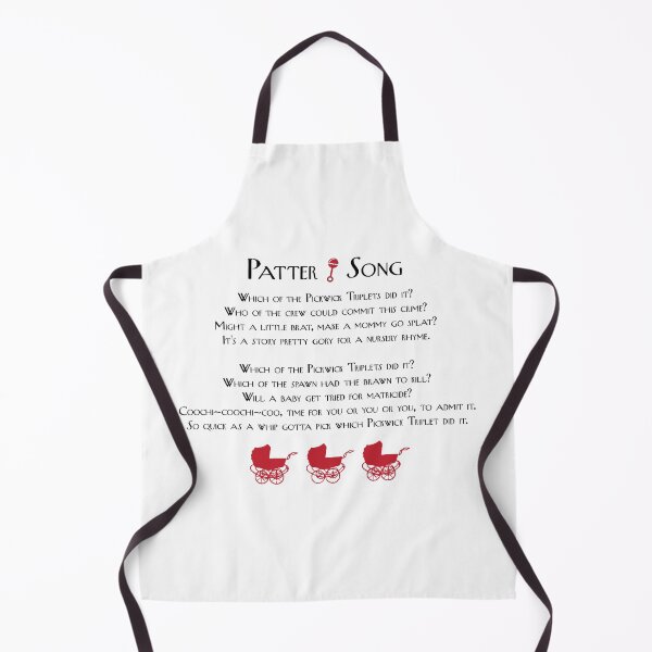 Item preview, Patter Song Lyrics designed and sold by MysteryBuff.