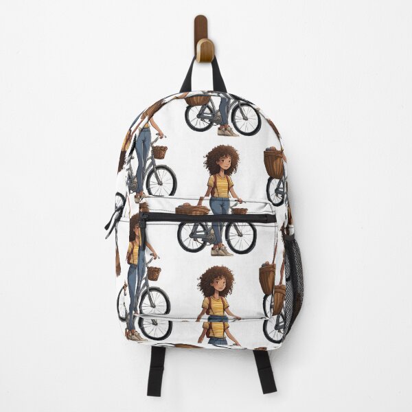 Item preview, girl and her bicycle designed and sold by norachiang.