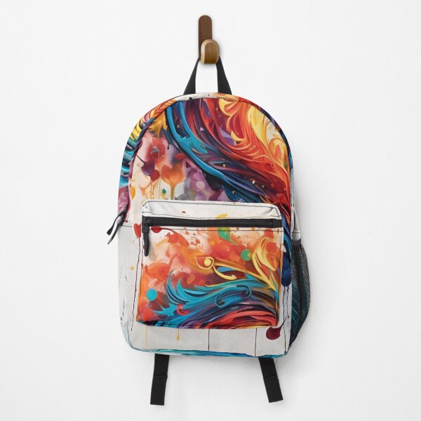 Item preview, Colorful abstract swirling painted heart designed and sold by dcrc.