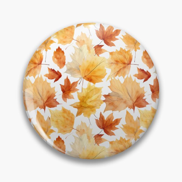 Item preview, Autumnal leaves watercolor pattern #4 designed and sold by NatureSight.