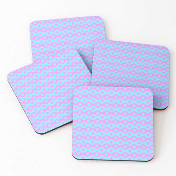 Item preview, Pink and Blue vintage Vaporwave Eyes Pattern designed and sold by PMCreative.