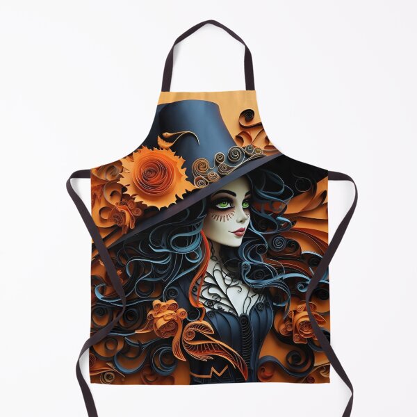 Item preview, paper quilling halloween witch art designed and sold by dcrc.