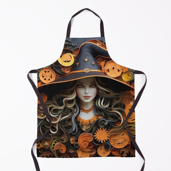 Item preview, paper quilling halloween witch art designed and sold by dcrc.