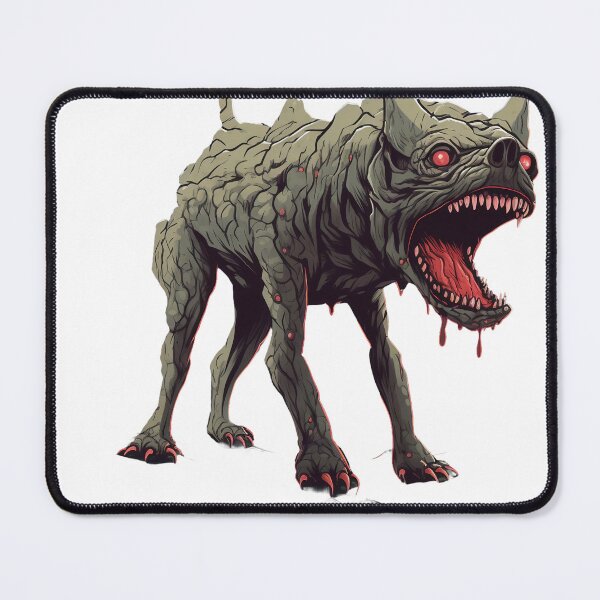 Item preview, Angry zombie dog designed and sold by Tiny-Mess.