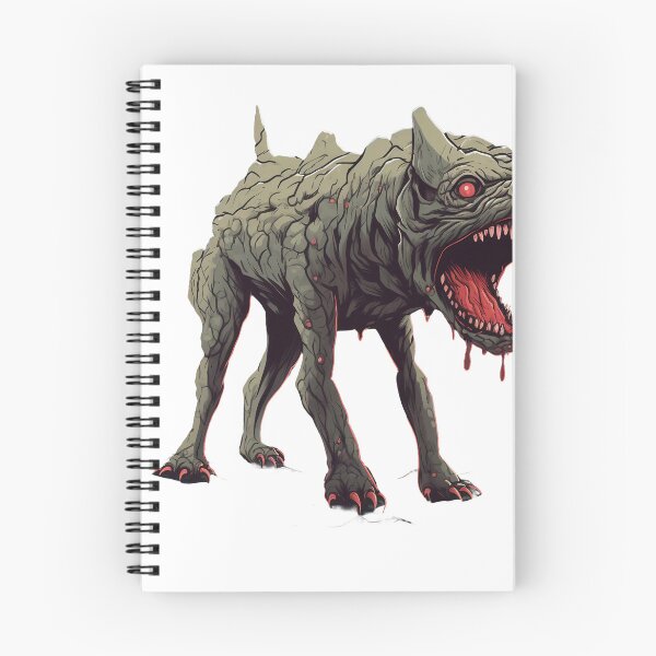 Item preview, Angry zombie dog designed and sold by Tiny-Mess.