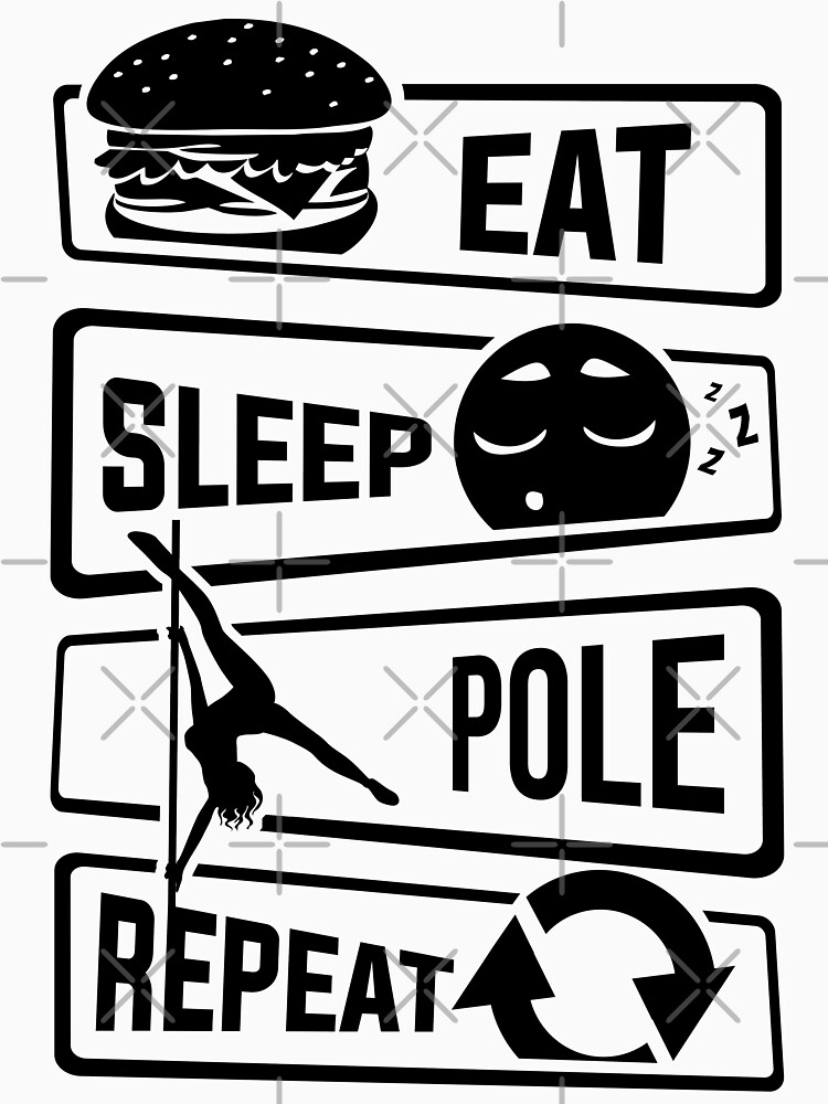 "Eat Sleep Pole Dance Repeat - Dance Pole Dance" T-shirt ...