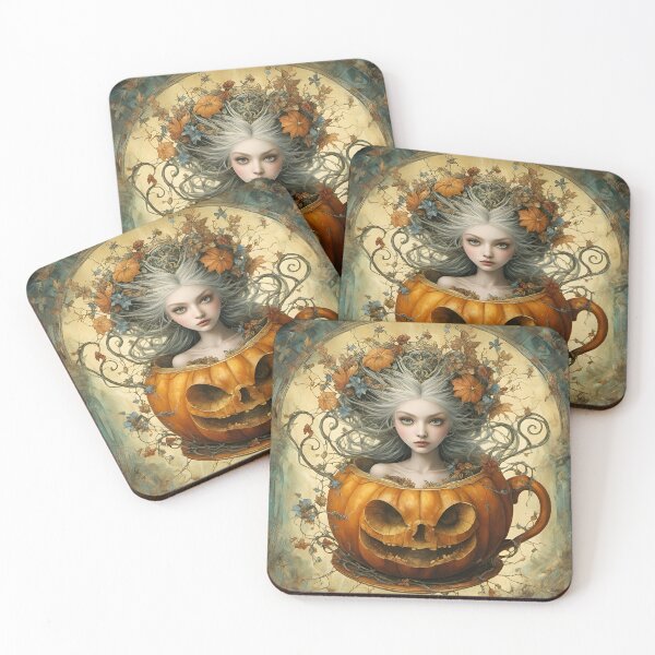 Item preview, Halloween Fairy in a Jack O Lantern Mug designed and sold by Angelandspot.