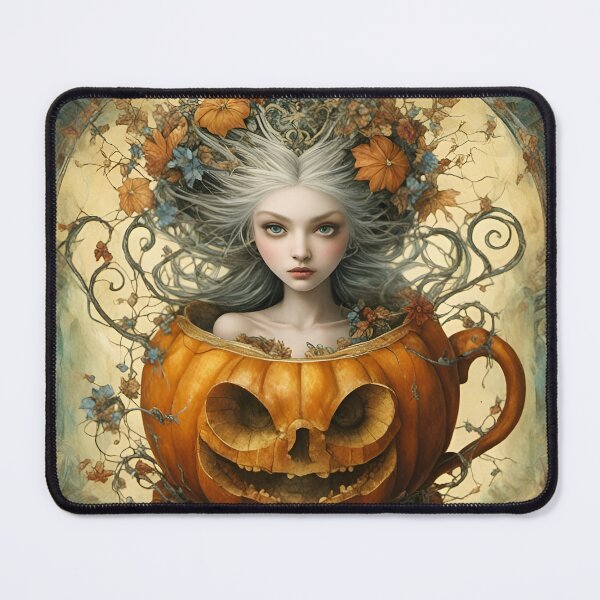 Item preview, Halloween Fairy in a Jack O Lantern Mug designed and sold by Angelandspot.