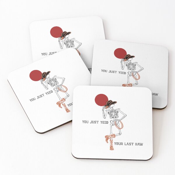 Item preview, Western Cowboy Skeleton - You Just Yeed Your Last Haw designed and sold by tmerchtrends.