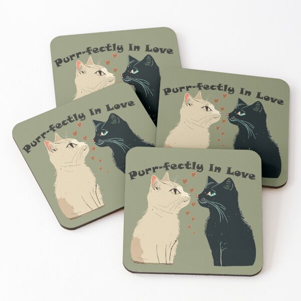 Item preview, Purrfectly In Love designed and sold by DesignscapeWCF.