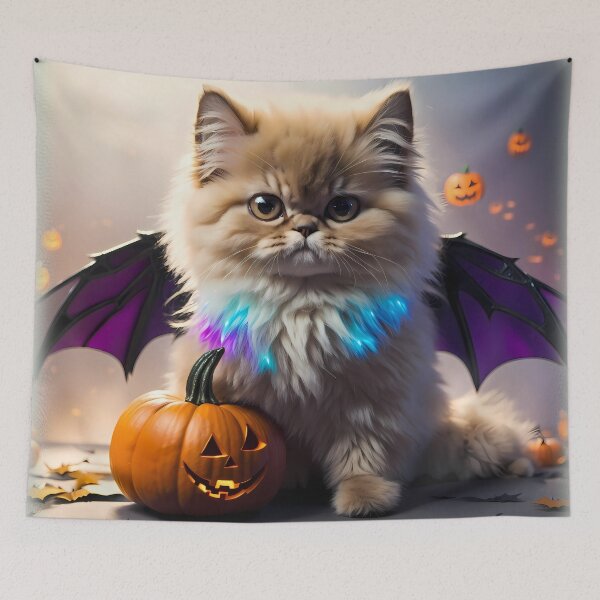 Item preview, Persian Bat Cat Halloween Costume designed and sold by purrfect pattern.