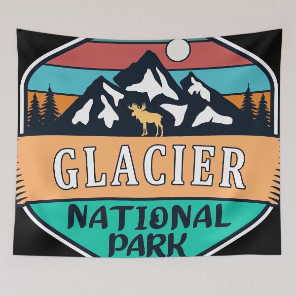 Item preview, Glacier National Park- Vintage designed and sold by nature-space.