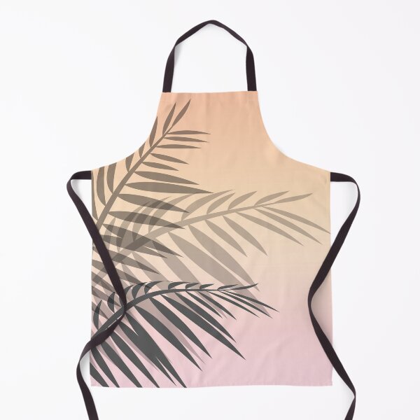 Item preview, Palm exotic jungle leaves summer sunset pastel colors pink beige blush designed and sold by fuzzyfox.